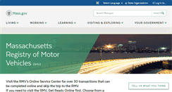 Desktop Screenshot of massrmv.com